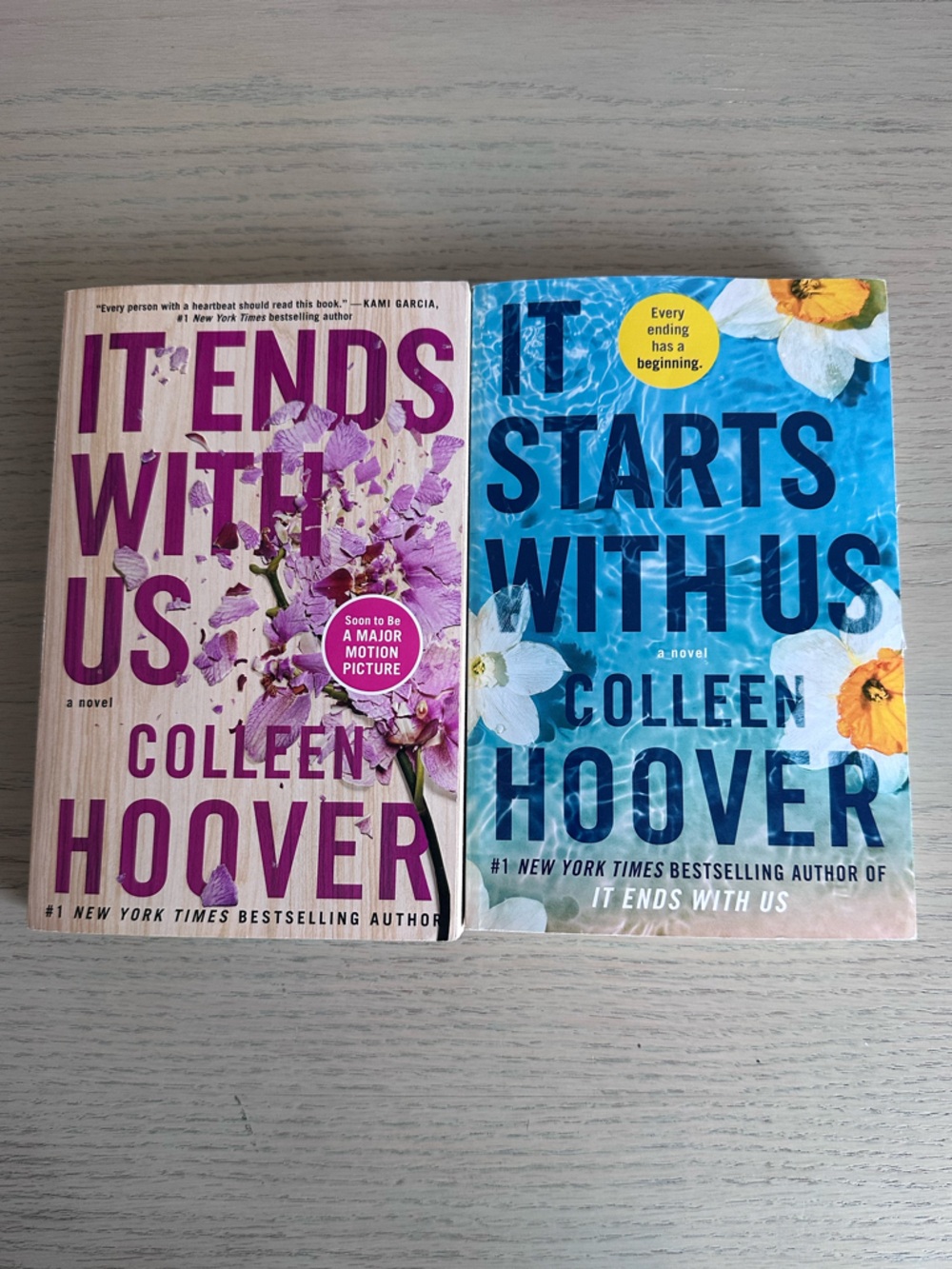 It Ends With Us & It Starts With Us - Colleen Hoover Paperback Novels